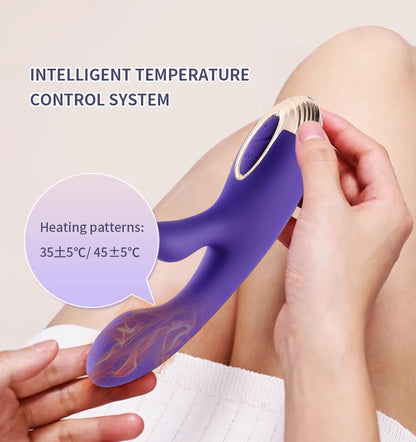 Kelly | Stimulateur Massant Intime Double & Chauffant