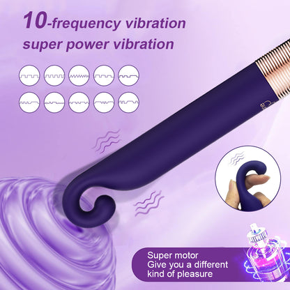 Naya | Stimulateur Massant Intime Courbé – 10 Modes de Vibration