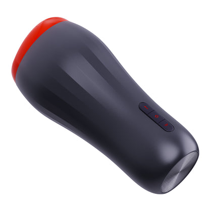 🔥 Vortex | Masturbateur Vibrant, Chauffant & à Succion – 6 Modes de Vibration