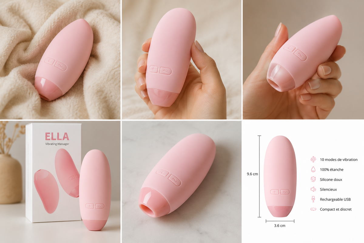 Ella | Stimulateur Massant Intime Compact & Silencieux